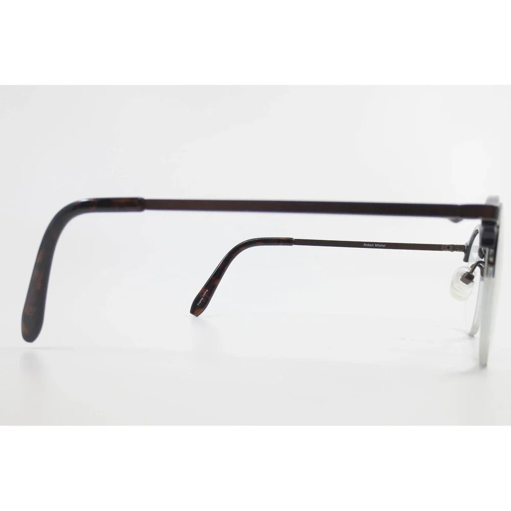 Robert Mitchel RM 20217 GUN 47-22-145 Gunmetal Tortoise Round Clubmaster Frames